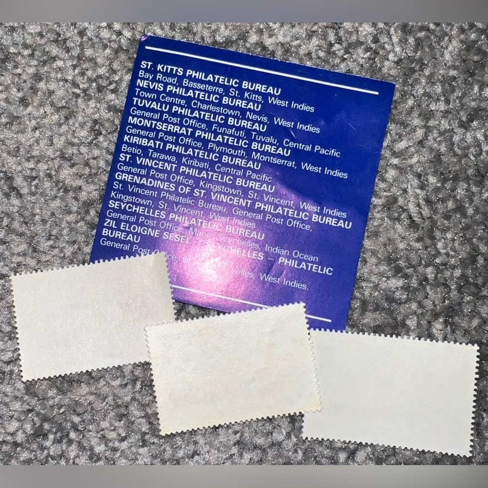 $15 ROYAL WEDDING THREE PIECE STAMP SET. VINTAGE. $15 if bundled - Picture 11 of 14